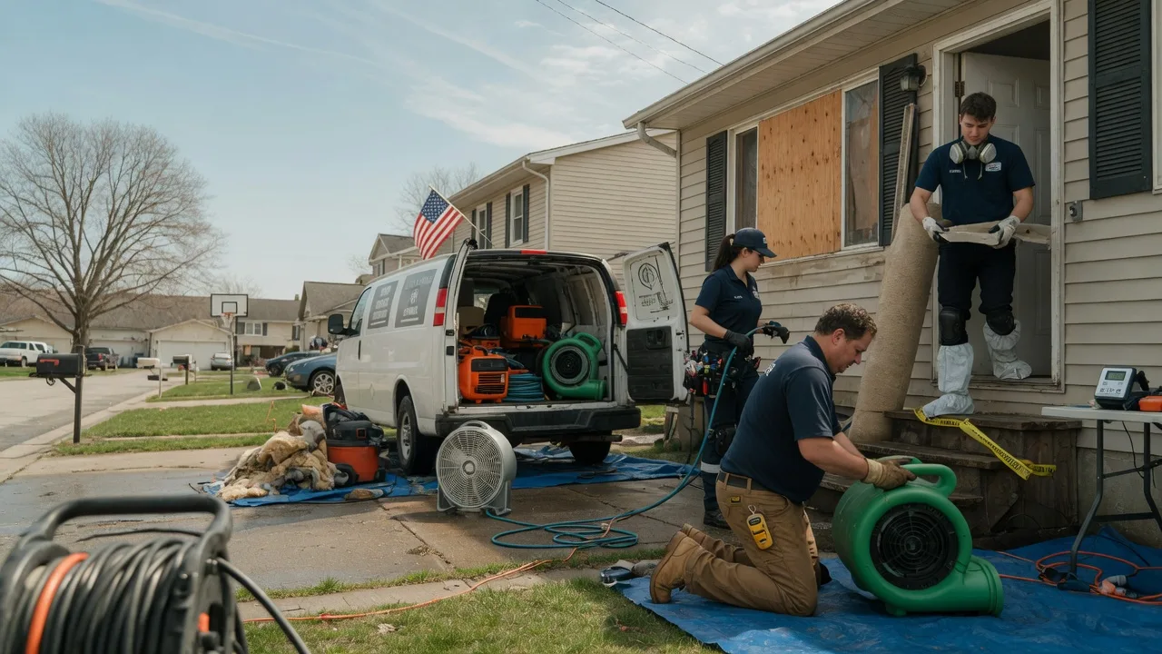 Water Damage Restoration in Pigeon, MI near me